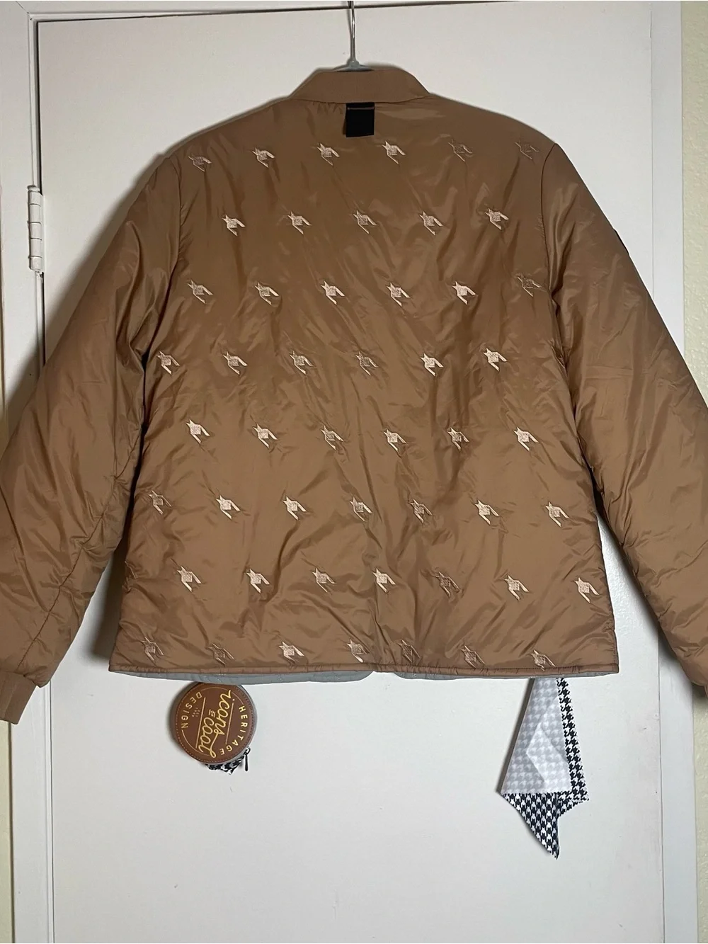 Porsche Heritage Women’s Reversible Jacket Brown Grey Size M
